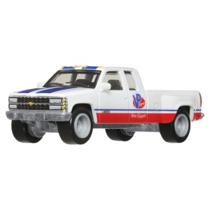 Hot Wheels Transportator Chevy Silverado 3500 88 Cu Masinuta Chevy Nova 63 Scara 1:64 - Img 4