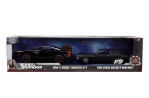 Jada Fast And Furious Set Masinute Metalice Dodge Charger Rt Si Dodge Charger Widebody Scara 1:32 - Img 1