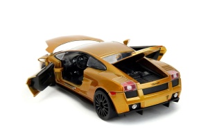 Jada Fast Furious Masinuta Metalica Lamborghini Gallardo Auriu Scara 1 La 24 - Img 3