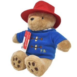 Jucarie de plus ursuletul Paddington cu haina albastra, 20 cm - Img 3