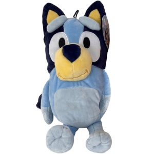 Jucarie din plus Bluey cu buzunar, 26 cm (asezata)