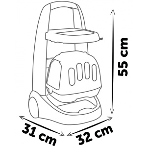 Jucarie Smoby Animal Care Trolley cu 10 accesorii - Img 2