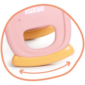 Leagan pentru papusa Smoby Baby Nurse Baby's Cot cu carusel - Img 3