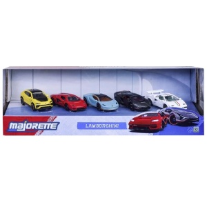 Majorette Set 5 Masinute Metalice Lamborghini Scara 1 La 64