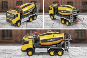 Majorette Volvo Betoniera Metalica Scara 1 La 45 - Img 3