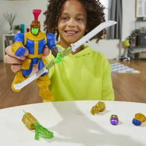 Marvel Avengers Mix Mashers Set Figurina Thanos 12Cm Si Accesorii - Img 3