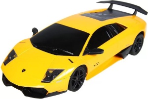 Masina Cu Telecomanda Lamborghini Murcielago Lp670 Galben Cu Scara 1 La 24 - Img 5