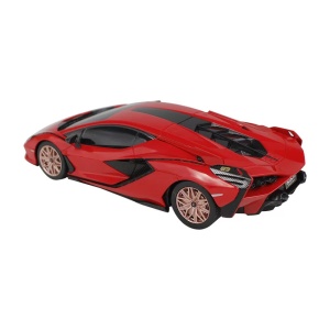 Masina Cu Telecomanda Lamborghini Sian Rosu Cu Scara 1 La 24 - Img 3