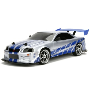 Masina Jada Toys Fast and Furious Nissan Skyline GTR Drift cu anvelope si telecomanda - Img 3
