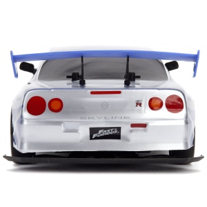 Masina Jada Toys Fast and Furious Nissan Skyline GTR Drift cu anvelope si telecomanda - Img 4