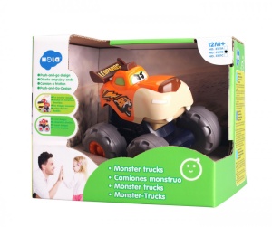 Masinuta Bebe Monster Truck Leopardul Infuriat - Img 2