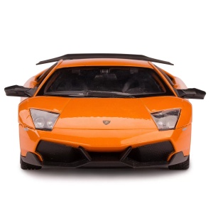 Masinuta Metalica Lamborghini Murcielago Lp670-4 Portocaliu Scara 1 La 24 - Img 3