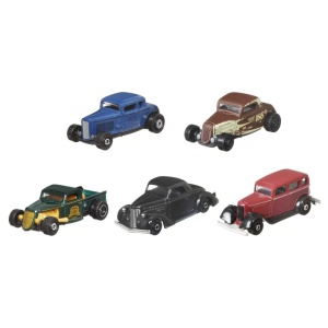 Matchbox Set 5 Masinute Metalice Mbx Road Cruisers Scara 1:64 - Img 2