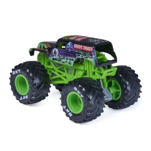 Monster Jam Legacy Trucks Masinuta Metalica Grave Digger Scara 1 La 64 - Img 3