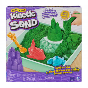Nisip Kinetic Set Complet Verde - Img 1