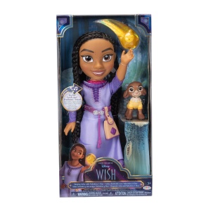 Papusa interactiva Asha, personaj din animatia Disney Wish, include accesorii, 38 cm - Img 2