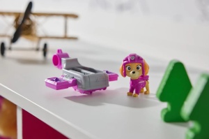 Patrula Catelusilor Action Pups Set Vehicul De Salvare Hoverboard Si Figurina Skye 5 Cm - Img 3