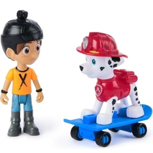 Patrula Catelusilor Set Figurine Eroi De Salvare Marshall Si Daring Danny X - Img 3