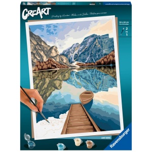 Pictura pe numere vedere la lac - Img 3