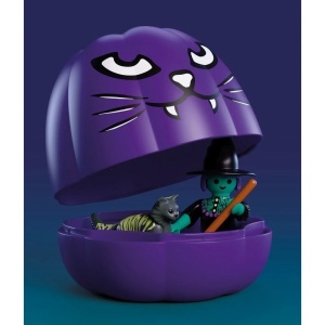 Playmobil - Dovleac de Halloween si Figurina vrajitoare - Img 5
