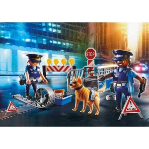 Playmobil - Jucarie de rol Blocajul rutier al politiei - Img 2