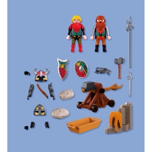 Playmobil - Jucarie de rol Catapulta cavalerilor Dragon - Img 3