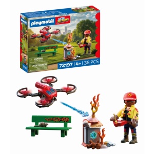 Playmobil - Jucarie de rol Drona de pompieri