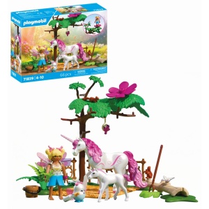 Playmobil - Jucarie de rol Grajdul fermecat al unicornilor - Img 1
