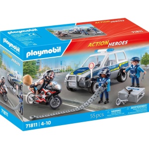 Playmobil - Jucarie de rol politisti in urmarirea hotului - Img 4
