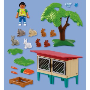 Playmobil - Jucarie de rol Tarcul iepurilor - Img 3