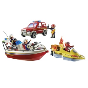 Playmobil - Misiunea pompierilor pe apa - Img 2