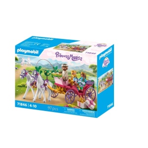 Playmobil - Plimbarea cuplului regal cu caleasca Playmobil - Img 3