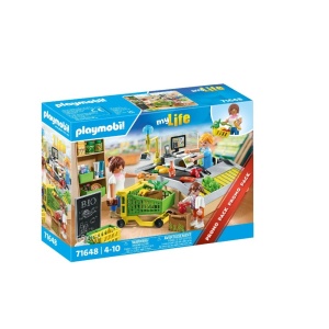 Playmobil - Promo pack supermarket cu produse bio - Img 2
