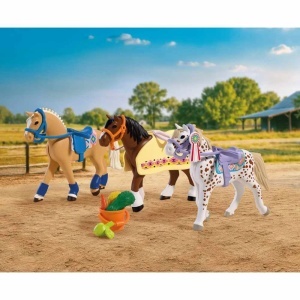 Playmobil - Set 3 cai pentru colectionat - Img 2