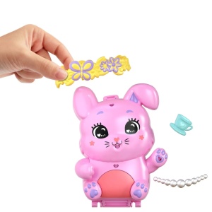 Polly Pocket Set Gentuta Animalut Iepuras La Petrcere Cu Accesorii - Img 5