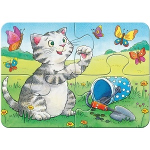 Primul Meu Puzzle Animale, 2/4/6/8 Piese - Img 3