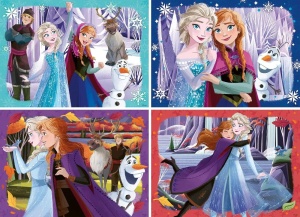Puzzle Disney Frozen 4X100 - Img 2