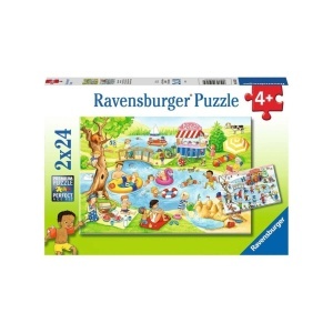 Puzzle Distractie La Lac, 2X24 Piese - Img 1