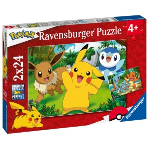 Puzzle Pokemon 2x24 piese - Img 4