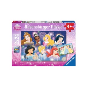 Puzzle Printesele Disney, 2X24 Piese