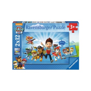 Puzzle Ryder Si Patrula Catelusilor, 2X12 Piese