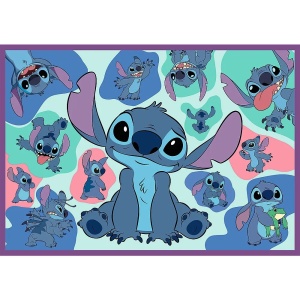 Puzzle Trefl 4X250 Disney Uimitorul Stitch - Img 2