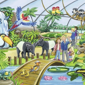 Puzzle Zoo, 2X24 Piese - Img 3