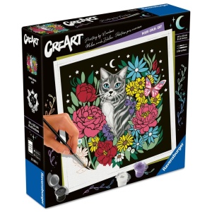 Ravensburger - CreArt pictura pe numere pentru adulti editie Pixie Cold pisica - Img 2