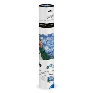 Ravensburger - CreArt pictura pe numere pentru adulti Tablou Canvas Van Gogh noapte instelata - Img 2