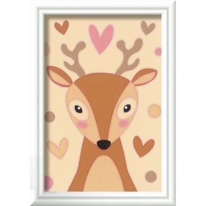Ravensburger - CreArt pictura pe numere pentru copii cerb dragut - Img 3