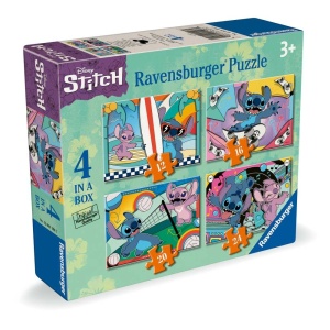 Ravensburger - Puzzle Disney Stitch 4 buc in cutie 12 16 20 24 piese - Img 2