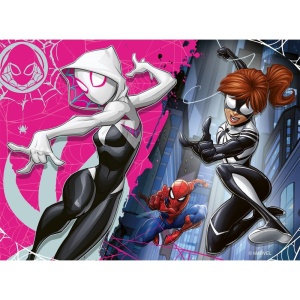 Ravensburger - Puzzle Marvel Spiderman 4 buc in cutie 12 16 20 24 piese - Img 4