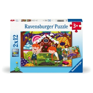 Ravensburger - Puzzle povesti cu zane 2x12 piese - Img 1