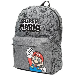 Rucsac Super Mario cu buzunar frontal, 32x25x10 cm